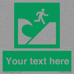 Custom Safe Condition Tsunami evacuation area